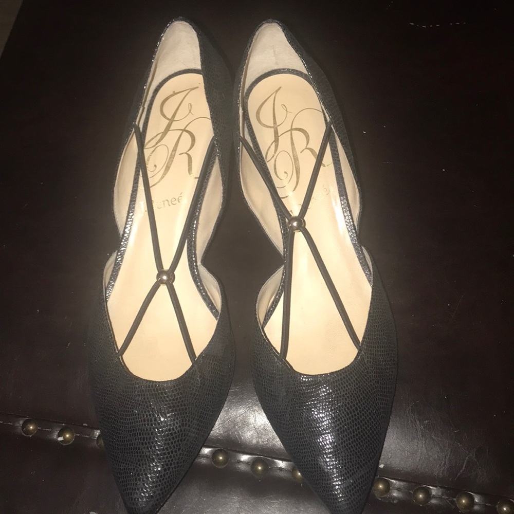 J.Renee black low heels